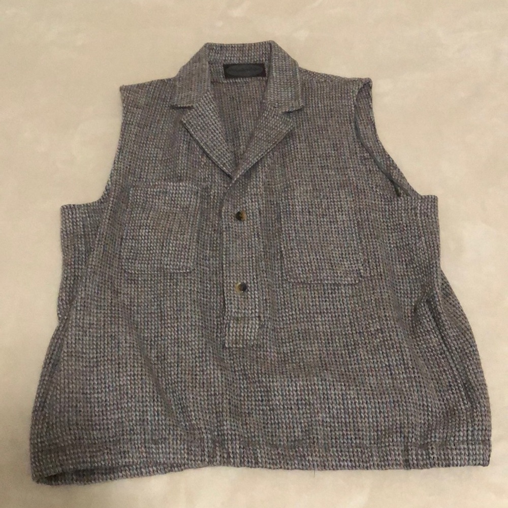 Vintage Alexander Julian Wool Earth Vest